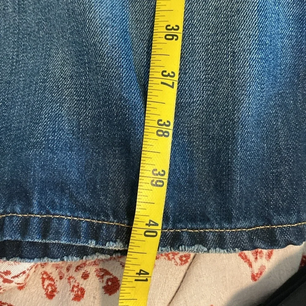 Plus Size Authentic Ralph Lauren Denim Patchwork Jeans - Picture 11 of 14